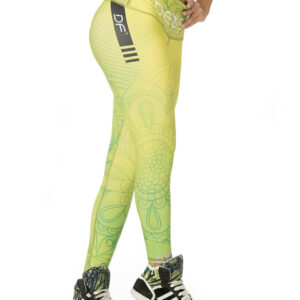 Licra Deportiva mujer Mandala Verde Lima de ARMIS FITNESS