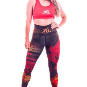 top y Licra Deportiva Dragón Rojo