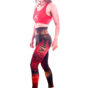 top y Licra Deportiva Dragón Rojo