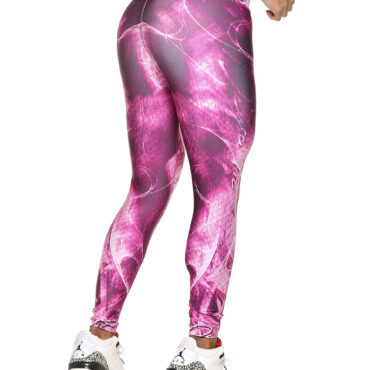 Licra Deportiva Mujer Graffiti Pink