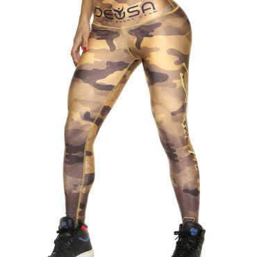 Licra Deportiva mujer Militar Beige de ARMIS FITNESS