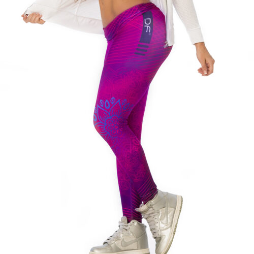 Licra Deportiva mujer Mandala Magenta de ARMIS FITNESS