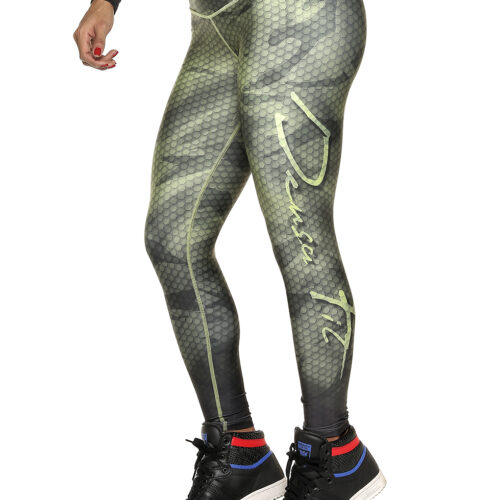 Licra Deportiva para mujer verde Militar de ARMIS FITNESS