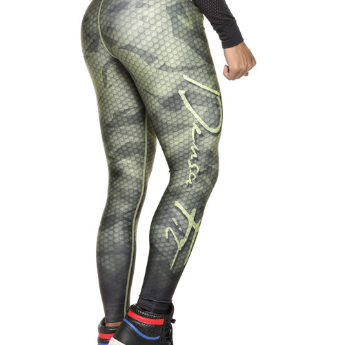 Licra Deportiva para mujer verde Militar de ARMIS FITNESS