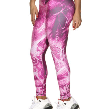 Licra Deportiva Mujer Graffiti Pink